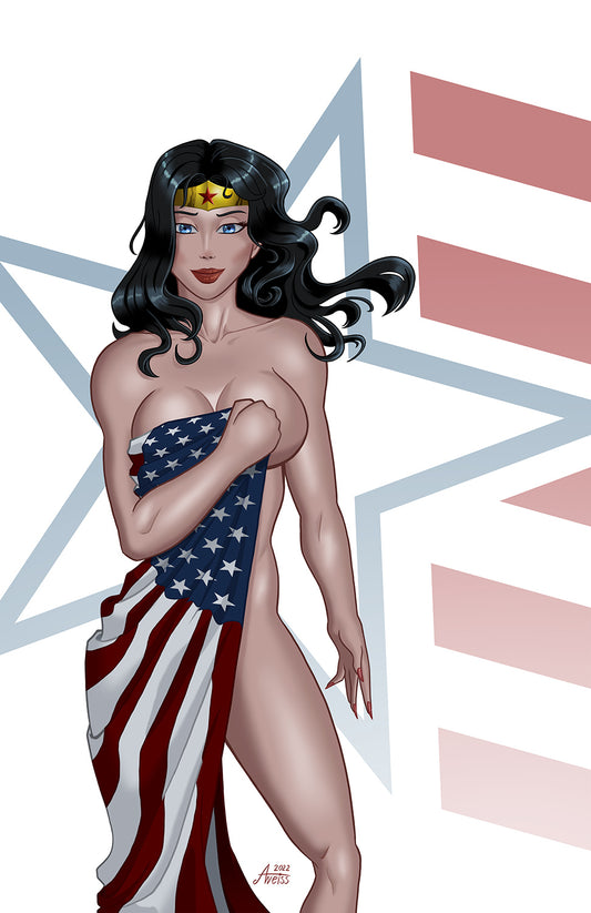 WONDER WOMAN, STARS AND STRIPES