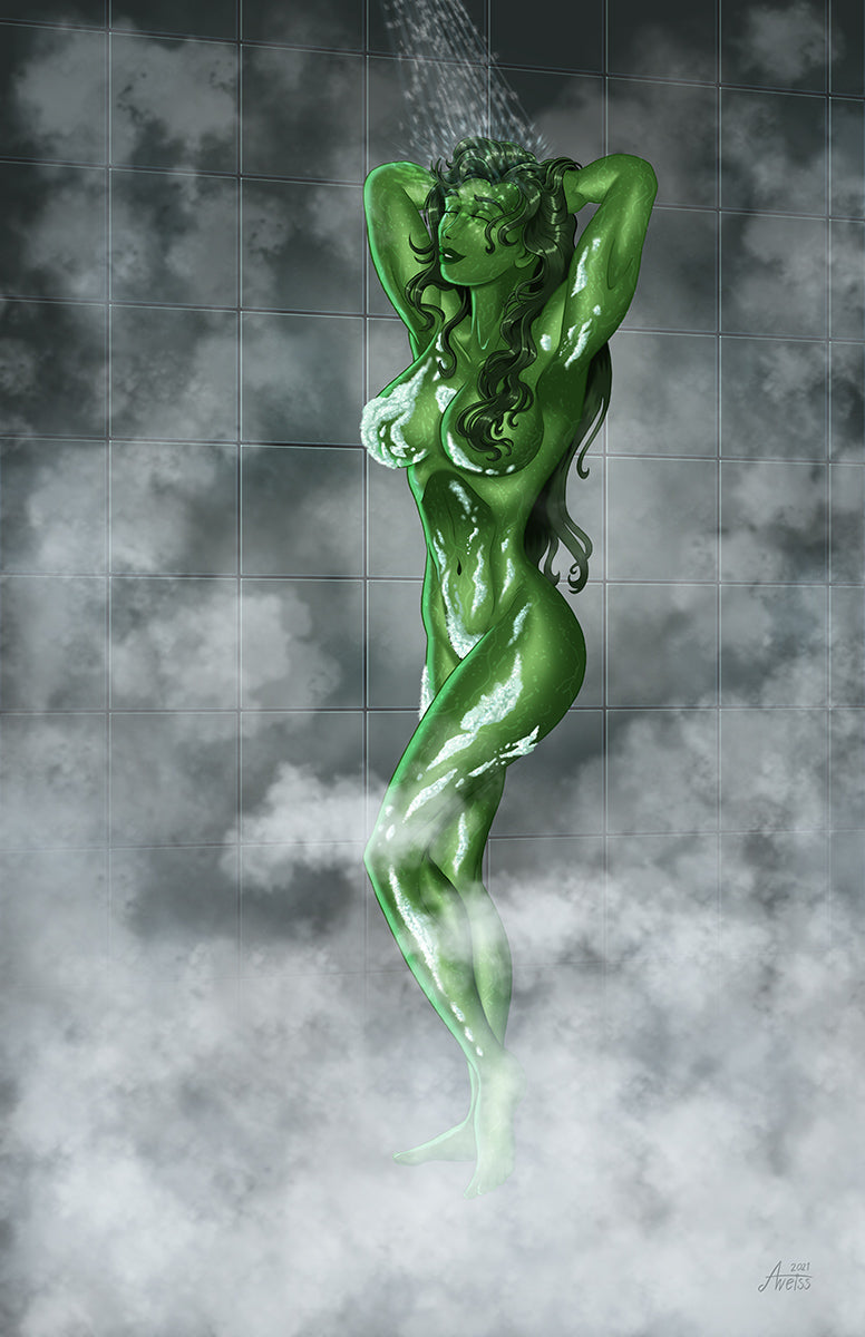 SHE-HULK, REFRESHING GREEN